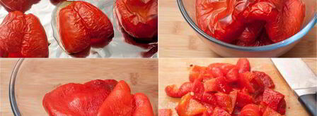 хлеб с запеченным перцем и травами. Шаг 3