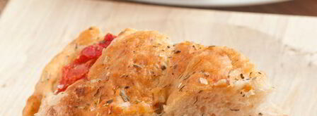 хлеб с запеченным перцем и травами. Шаг 9