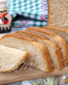 Пшенично-ржаной хлеб с кунжутом в хлебопечке