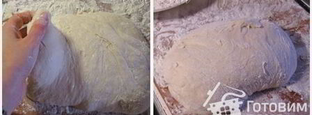 пшеничный хлеб без замеса на закваске. Шаг 6