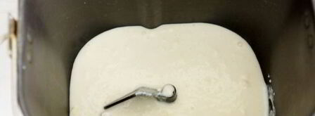 пшеничный хлеб с творогом в хлебопечке. Шаг 5