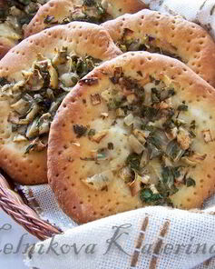 Сирийский луковый хлеб Syrian Onion Bread