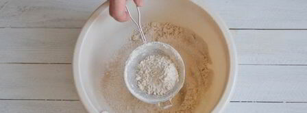 цельнозерновой хлеб на кефире. Шаг 3