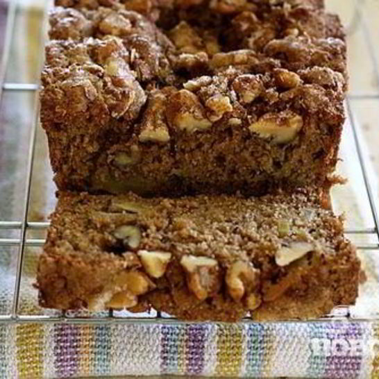 Рецепт яблочный хлеб с орехами