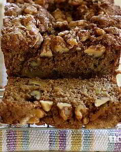 Яблочный хлеб с орехами