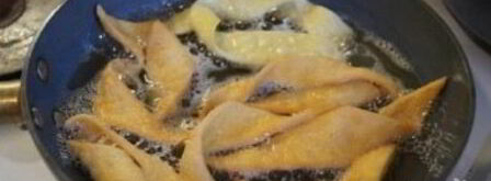 хворост на желтках. Шаг 6