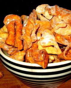 Хворост тонкий хрустящий без водки