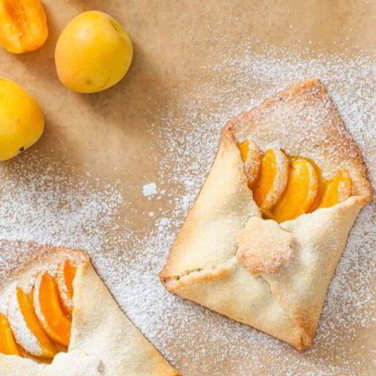 Рецепт конвертики с абрикосами