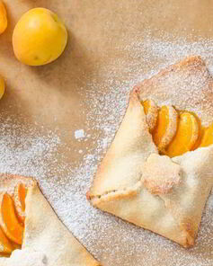 Конвертики с абрикосами