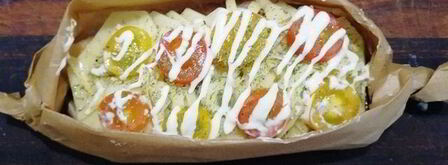 конвертики со свининой и картофелем. Шаг 4