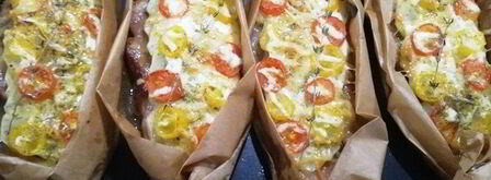 конвертики со свининой и картофелем. Шаг 5