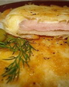 Аппетитные конвертики из лаваша с ветчиной