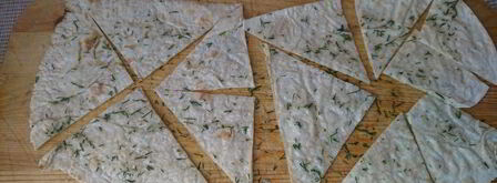 чипсы из лаваша. Шаг 5