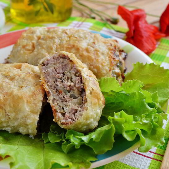 Рецепт фарш в лаваше по-провански