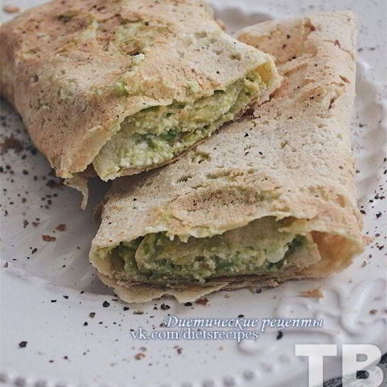 Рецепт гуакамоле в лаваше