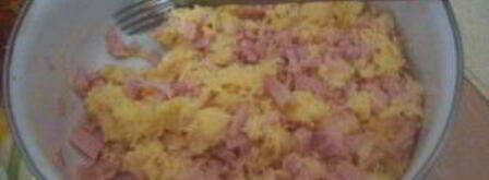 конвертики из лаваша с ветчиной и сыром. Шаг 2