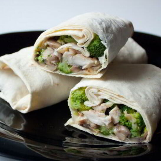 Рецепт курица с брокколи в лаваше