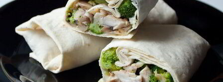 курица с брокколи в лаваше. Шаг 12