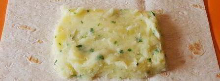 кыстыбый в лаваше. Шаг 7