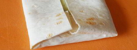 кыстыбый в лаваше. Шаг 8