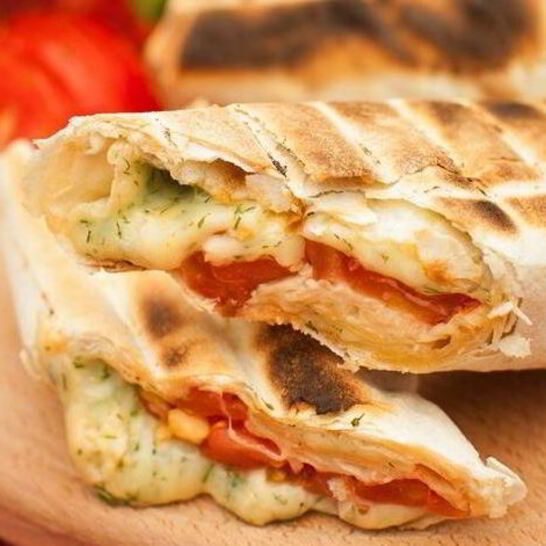 Рецепт лаваш с адыгейским сыром и зеленью