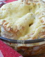 Лаваш с фаршем в духовке