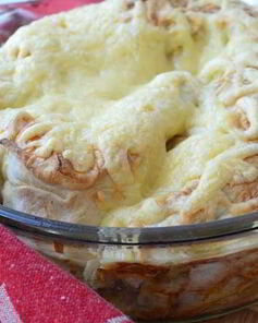 Лаваш с фаршем в духовке