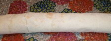 лаваш с корейской морковкой и огурцом. Шаг 3