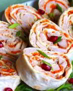 Лаваш с корейской морковкой