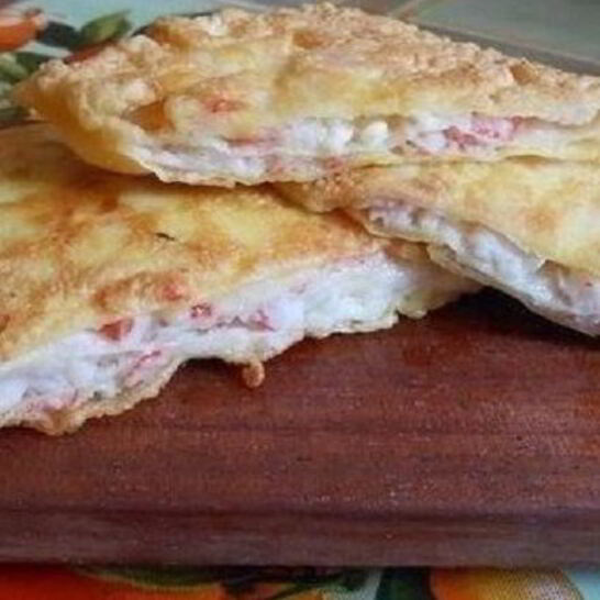 Рецепт лаваш с крабовыми палочками