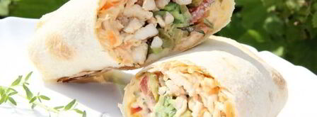 лаваш с курицей и овощами. Шаг 22