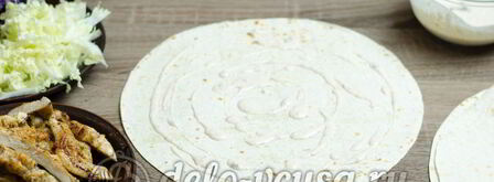 лаваш с курицей. Шаг 11