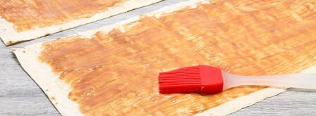 лаваш с овощами. Шаг 4