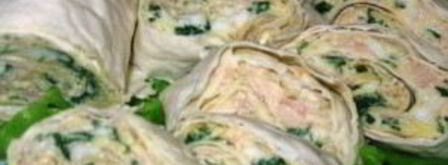 лаваш с печенью трески. Шаг 3