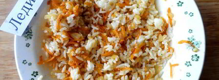 лаваш с рыбой и рисом в духовке. Шаг 2