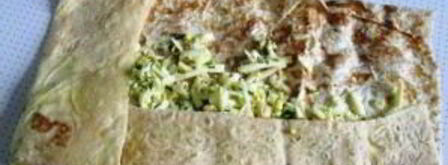 лаваш с сыром на сковороде. Шаг 3