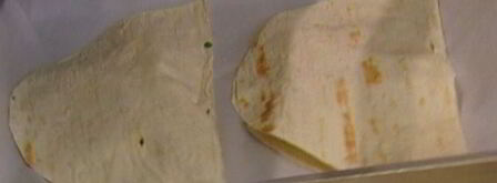 лаваш с сыром, персиками и шнитт-луком. Шаг 7