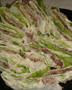 Лаваш с тунцом