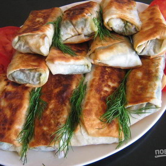 Рецепт лаваш со шпинатом