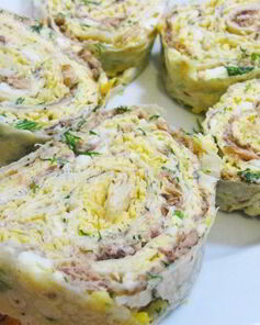 Лаваш со скумбрией