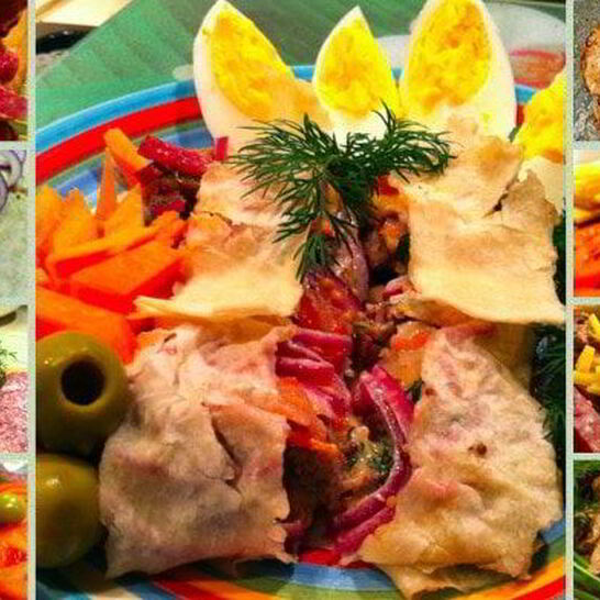 Рецепт мясной лаваш с дымком