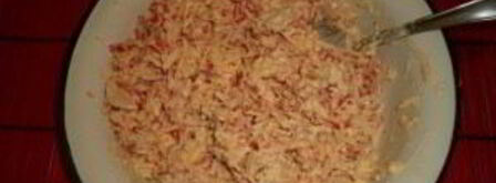 рулет с лавашом. Шаг 2