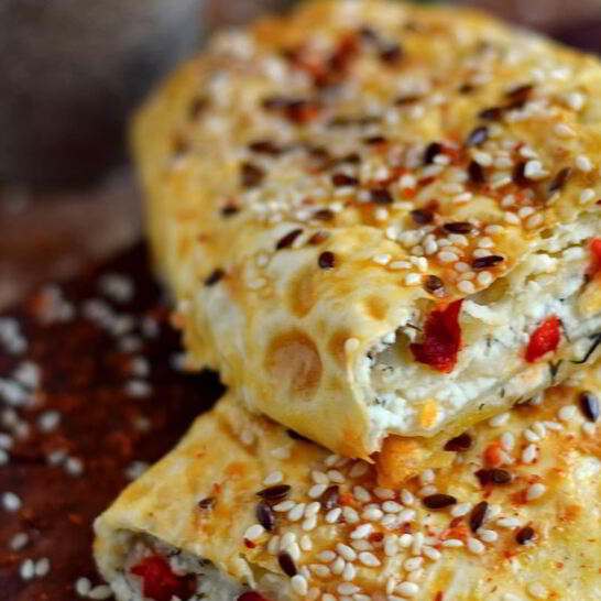 Рецепт рулетики из лаваша с начинкой