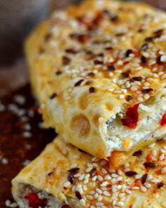 Рулетики из лаваша с начинкой