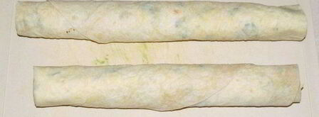 рулетики из лаваша с сыром. Шаг 6