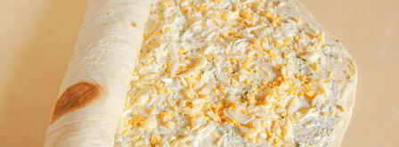 рыбка в лаваше с сыром, чесноком и зеленью. Шаг 8