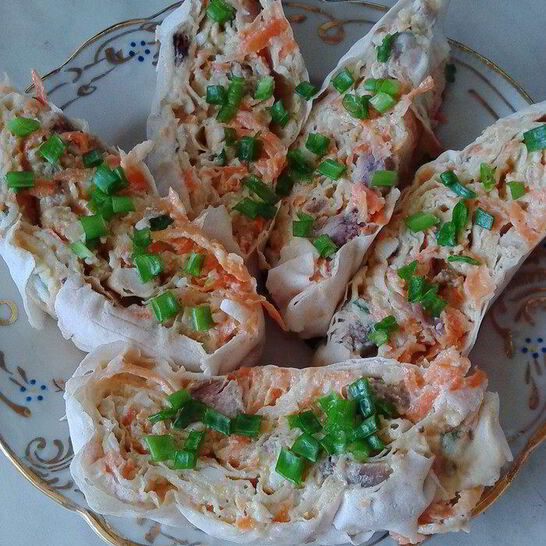 Рецепт салатная закуска в лаваше