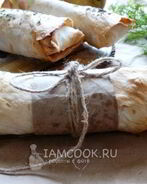 Сосиска в лаваше с сыром и огурчиком