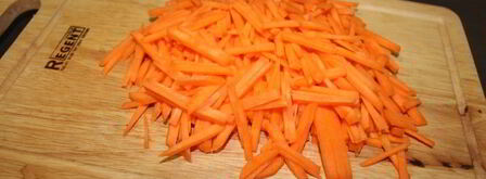 свиная вырезка с овощами в лаваше. Шаг 4