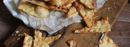 сырные чипсы из лаваша. Шаг 5